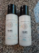 Lemongrass Spa Products Scented Baby Lotion Vegan Gluten Free Two 2 oz