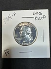 1964-P 25 Cent Washington Quarter 90% Silver Philadelphia Gem - Proof