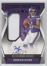 2021 Rookies & Stars Freshman Orientation Relics Prime /25 Kellen Mond Auto 04ag