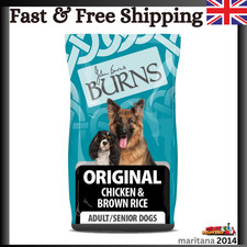 Burns Chicken & Brown Rice Adult Senior Dog Food - 12kg 4.83 per kilo