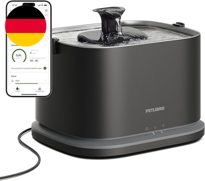 PETLIBRO Verbesserter Katzenbrunnen, Dockstream 2 Smart App-Überwachungs Trinkbr