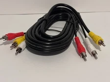 NEW Dish Network RG-59/U Audio Video Composite Coaxial Cable AV cable 8 ft