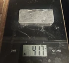 Sterling Silver (417g) Poured Bar Scrap Sterling Silver Bar