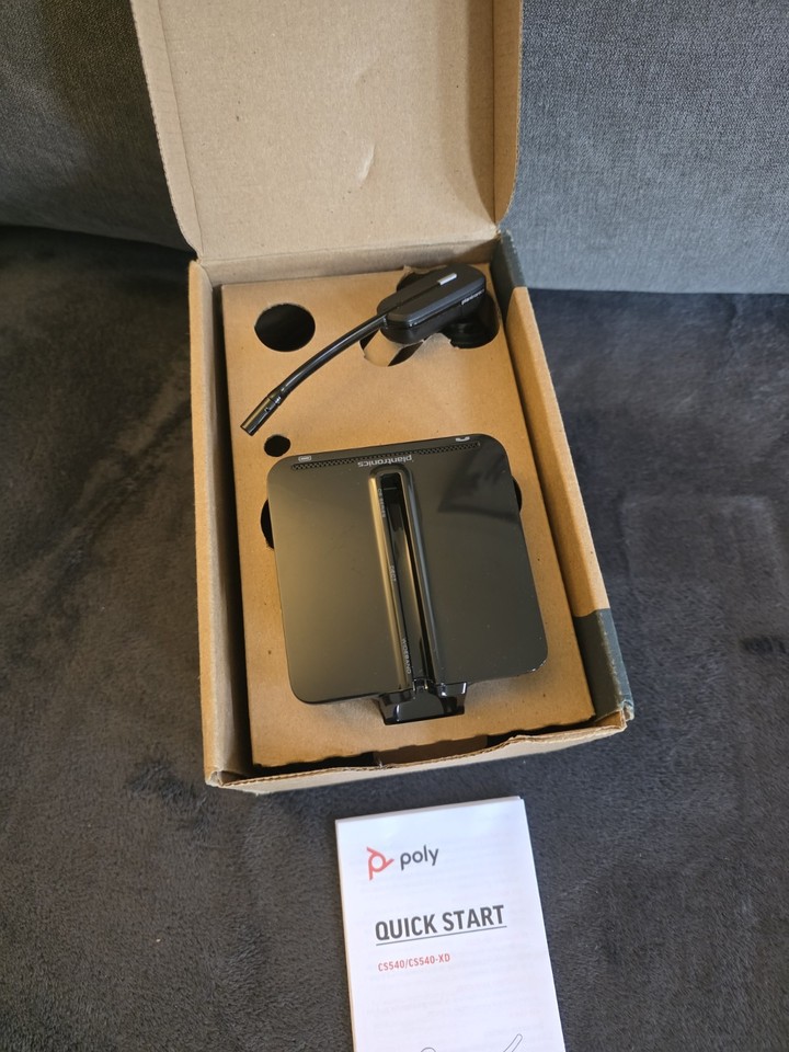 Plantronics CS540 Wireless Headset with HL10 Handset Lifter CS540/HL10 ...