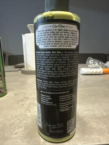 CHEMICAL GUYS BUTTER NASSWACHS - WACHS AUF CARNAUBA-BASIS - VERBESSERTER TIEFER WET LOOK GLANZ - Bild 2 von 2