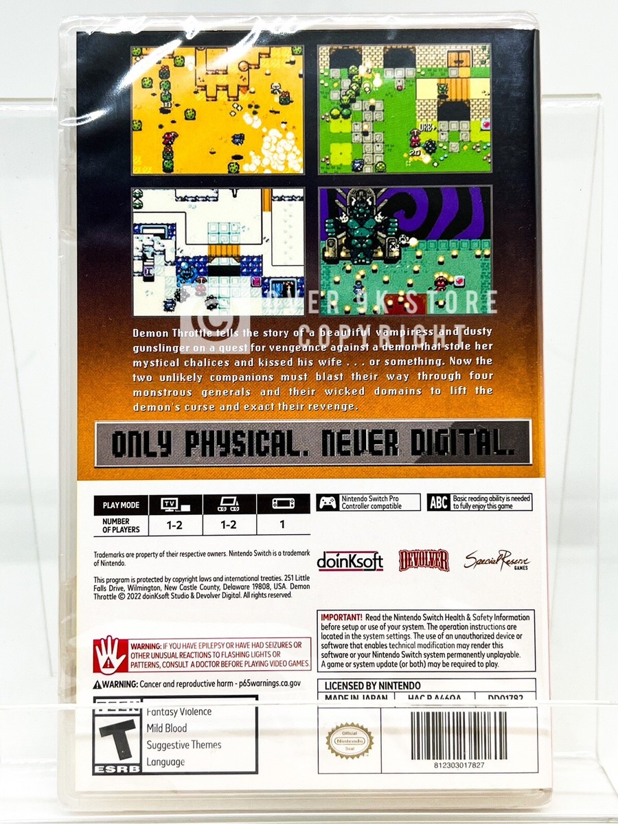 Demon Throttle - Nintendo Switch - Brand New | Factory Sealed | eBay