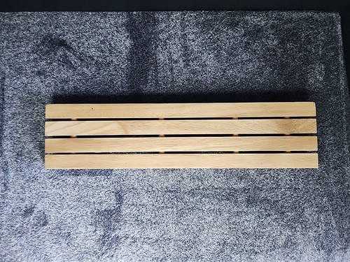 WÜSTHOF In-Drawer 7 Fächer Natur Buchenholz Messer Organizer Block. 17 Zoll lang - Bild 6 von 6