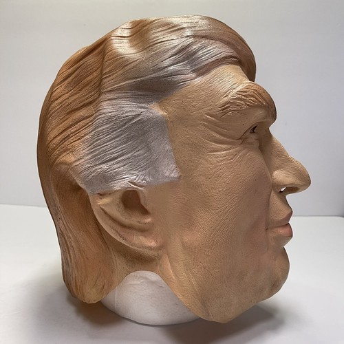 Donald Trump Cesar Halloween Mask US President Tycoon Rare Vintage 1997 New - Picture 11 of 12
