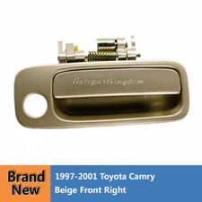 Dhe051 For 97-01 Toyota Camry Outside Door Handle Front Right Beige Metallic 4m9