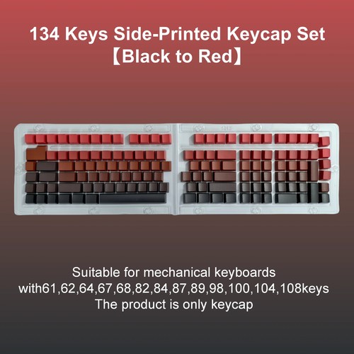 134 Keys Profile Double-shot Keycap Set Switch Mechanical Keyboard DIY Kit New - 第 14/22 張圖片