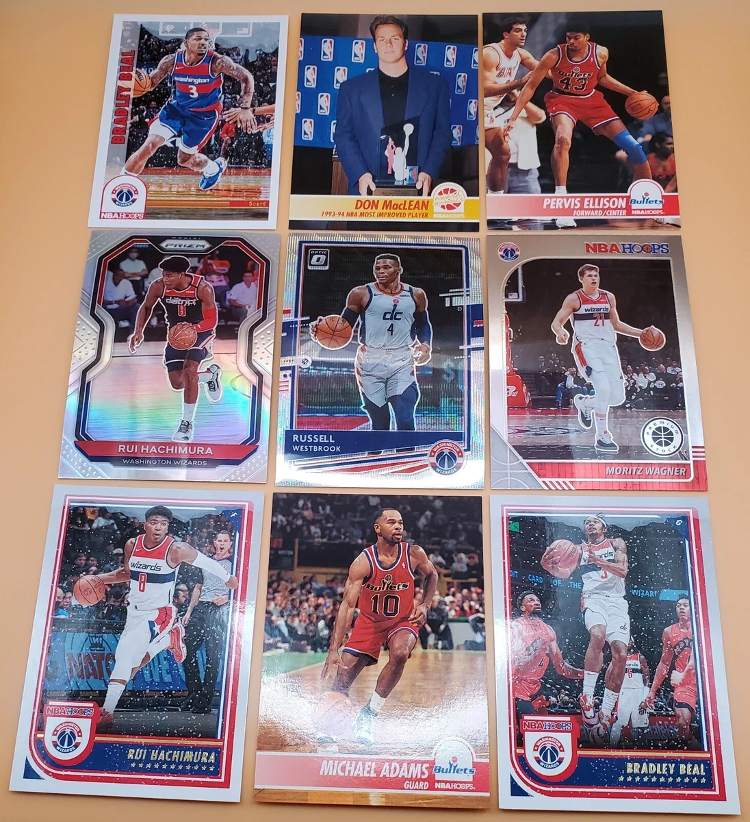 washington wizards jersey card