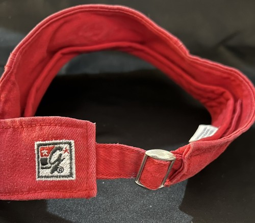 Vintage The Game University of Georgia Bulldogs Red Adjustable Size Visor Hat - Picture 5 of 5