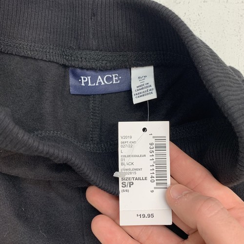 The Childrens Place Kids Black sweatpants Size Small - Picture 3 of 5