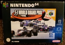 F1 World Grand Prix Nintendo N64 PAL Complete 
