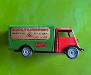 1950s Minic Triang Tin Tansport Truck; 5" long, in Very Good Condition