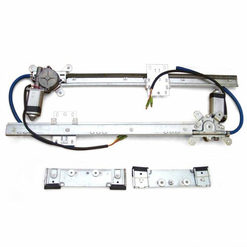 2 Door Flat Power Window Kit U-Wire Driver/Passengers Street AUTPW5500 truck - Picture 2 of 6