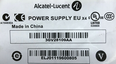  1 x ALCATEL 3GV28109AA Netzteil 4028 IP Power adapter 3AK27127AA  neu ovp
