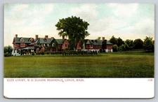 Postcard Massachusetts Lenox Elen Court W. D.  Sloan Residence 9D
