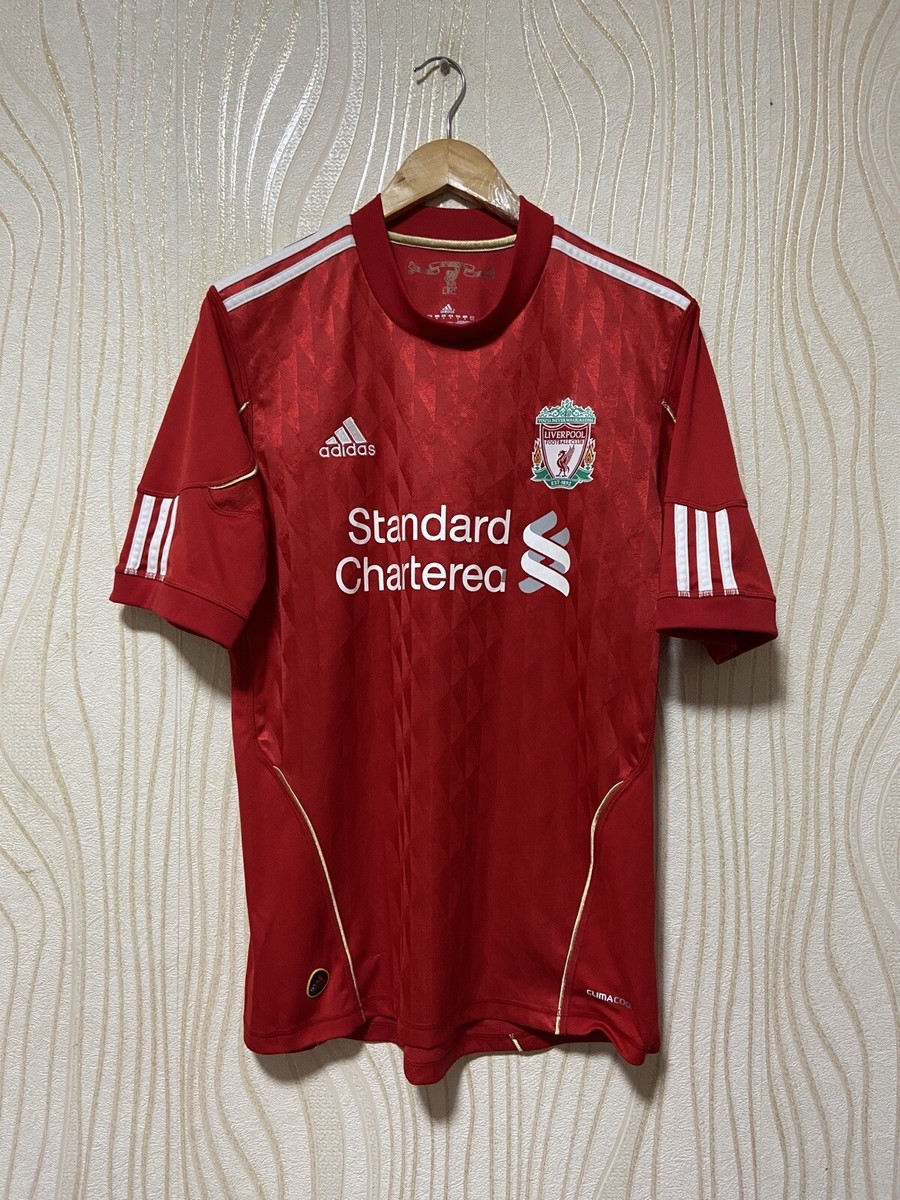 LIVERPOOL 2010 2012 HOME FOOTBALL SHIRT SOCCER JERSEY ADIDAS