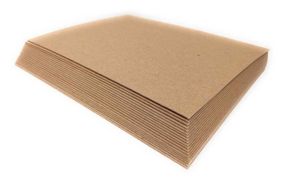 Hojas de aglomerado Kraft de 50 piezas de alta resistencia 8,5 x 11 8 1/2 x 11" 8,5 x 11" - 7 opciones  Foto 3 de 4