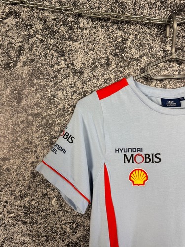 Men’s Hyundai Motorsport Racing T-Shirt Mobis Shell F1 Size M Medium - Picture 4 of 18
