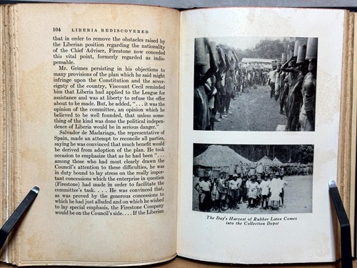 Liberia Wiederentdeckte Junge 1934 1. Auflage HC Afrikanische Politik Kolonialismus Buch - Bild 14 von 19