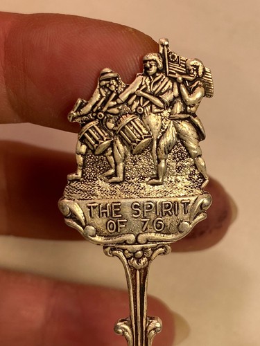Rare Vtg Holland “Spirit Of ‘76” Sugar Scoop Spoon Silver G25 - Picture 11 of 16