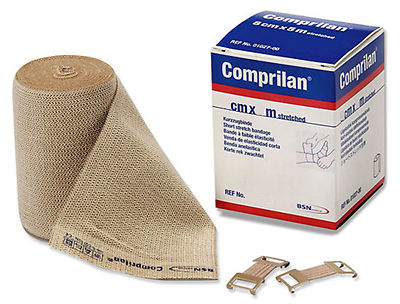 Comprilan Short Stretch Bandage Compression Wrap: 6cm x 5m - Each (1 Roll)