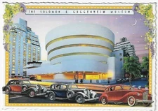 Postcard Glitter Tausendschoen New York Guggenheim Museum Postcrossing