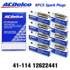 8Pcs Iridium Spark Plugs 41-114 12622441 for 2014-2018 Cadillac Chevrolet