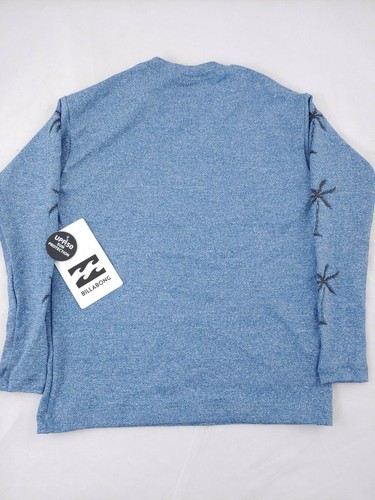 Billabong Big Boys' Surf Club Loose Fit Long Sleeve Rashguard Blue Size 2 - Picture 5 of 5