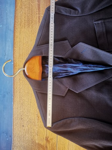 Vintage Brown Wool Blazer - Classic Retro Style - Men's Size - Picture 6 of 10