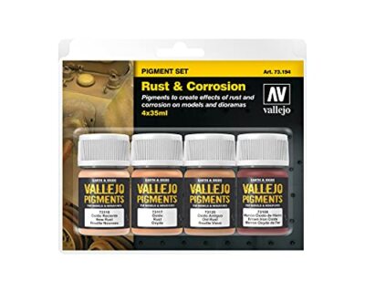 Vallejo 73.193 - Pigment-Set Fuliggine E Cenere