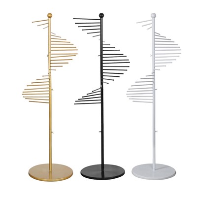 Schal-Präsentationsständer, dekorativer Spiral-Schalhalter für Hosen, Laken,