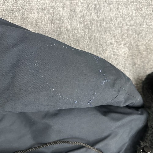 Vintage GERBER Mens Gore-Tex Parka Jacket Blue Full Zip Fur Made In USA Size 44R - Picture 8 of 16