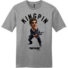 NEW Art Society x SWOD SCARFACE TOON Tee Shirt GREY FROST SM-4XLARGE MADE IN USA