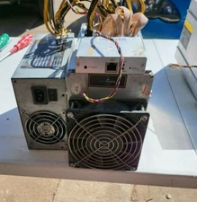 Bitmain Antminer L3+ 504 MHs with power supply. Blissz installed. LTC and DOGE.
