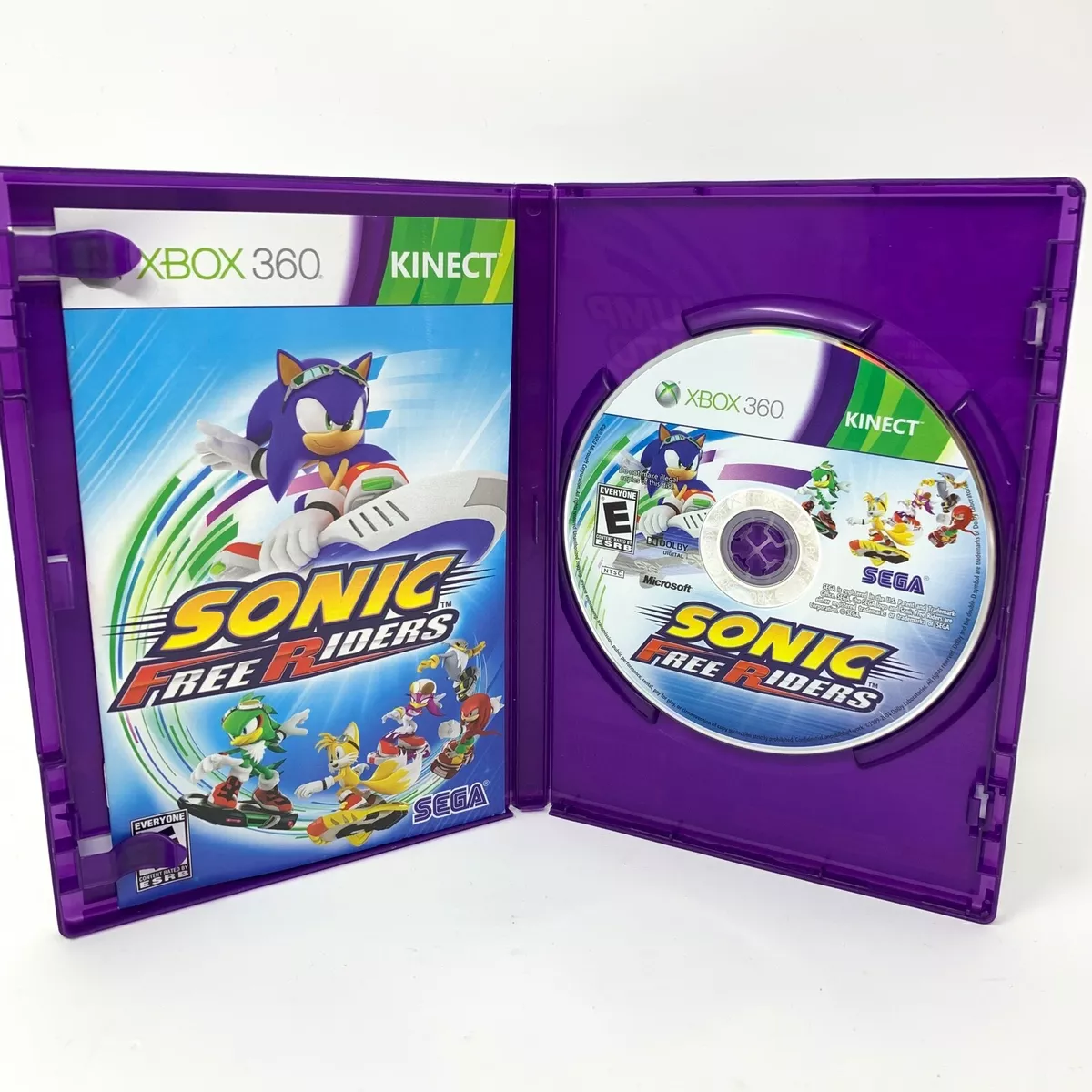 Sonic Free Riders — Complete! Fast Shipping! (Xbox 360, 2010) Kinect  10086680492