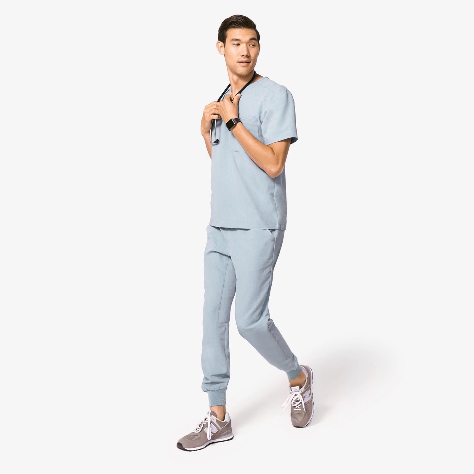 FIGS Men’s Dusty Blue Leon Top Small Gem