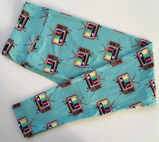 TC LuLaRoe Leggings  VINTAGE TV PATTERN  SIZES 12-18 Tall  Curvy; Retro T.V.