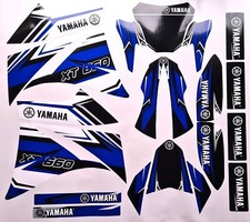 Yamaha XT660 X R 2003 - blue black Factory DECORAZIONE DECAL KIT adesivi carena