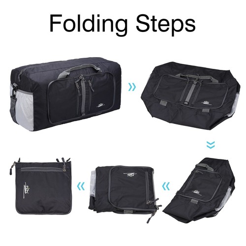 Travel Duffel Tote Shoulder Bag Men Women Carry-on Suitcase 40L Large Capacity - Picture 7 of 14