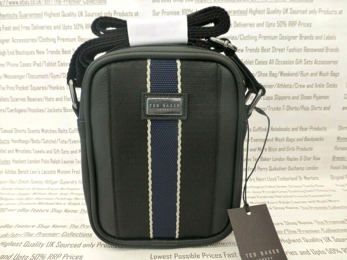 Flight Bag Ted Baker Mens Messenger Bag TED BAKER Men's Canvas