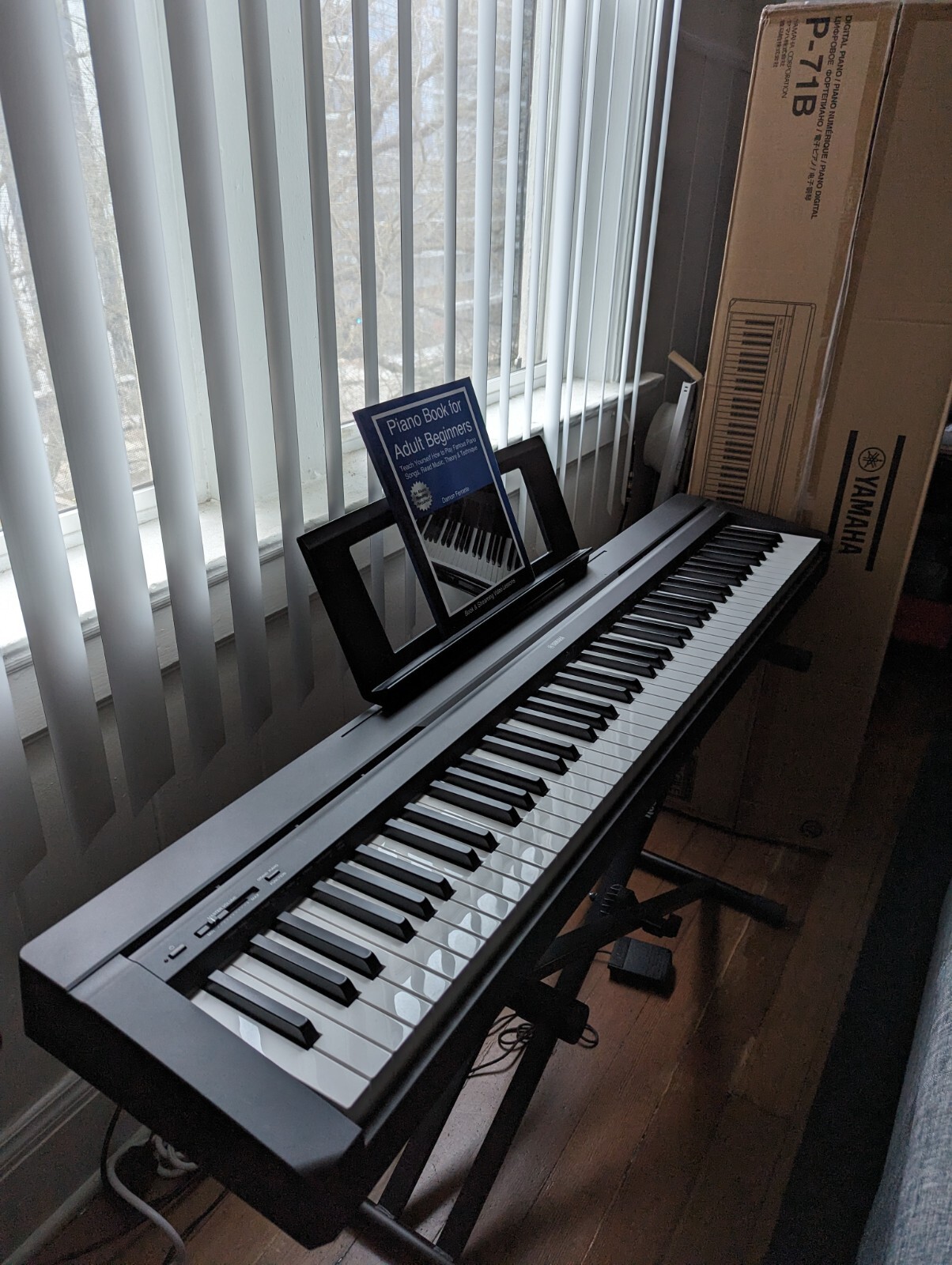 YAMAHA P71 88Key Weighted Action Digital Piano eBay