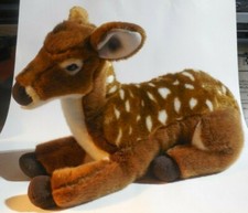 FAO SCHWARZ 18  Soft Plush Spotted Deer Fawn, Realistic Looking