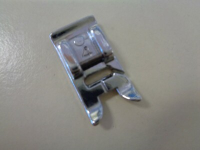 Bernette Sewing Machine Snap-On #4 SATIN STITCH EMBROIDERY Presser Foot Sole