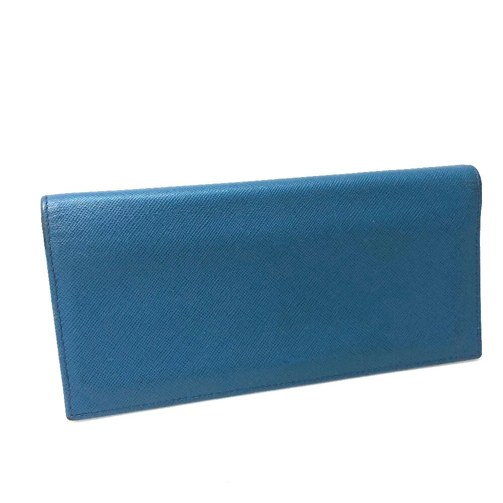 Prada blue clearance wallet