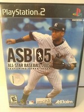 All-Star Baseball 2005 PS2 Playstation 2 Video Game FREE FAST Shipping Fun