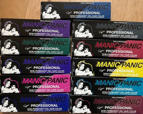 11x Manic Panic RAINBOW Semi Permanent Gel Hair Color 3oz Each Red Blue Pink Gre