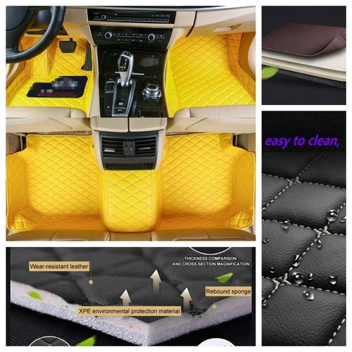Fit Ford Crown Victoria Fusion Taurus Car Floor Mats Auto Carpets Waterproof Mat - Imagen 39 de 41